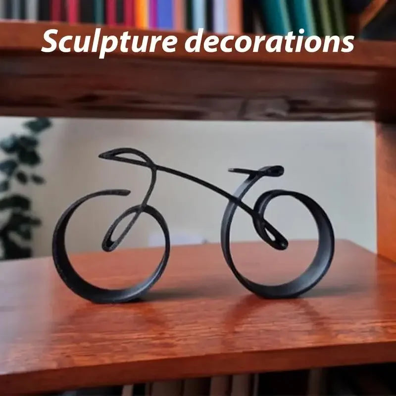 Acrylic Minimalistic Bicycle Sculpture Bicycle Ornament Personality Table Decoration Items Office Decoration GiftAcrylic Minimal Peaceful Pleasures Health and Wellness