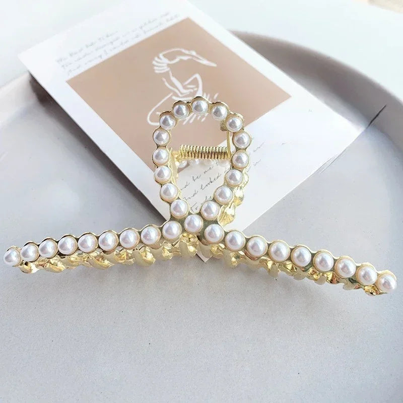 2-Pack Metal Geometric Hollow Hair Claw Clips & Barrettes Hair Claw Clips Peaceful Pleasures Health and Wellness B
