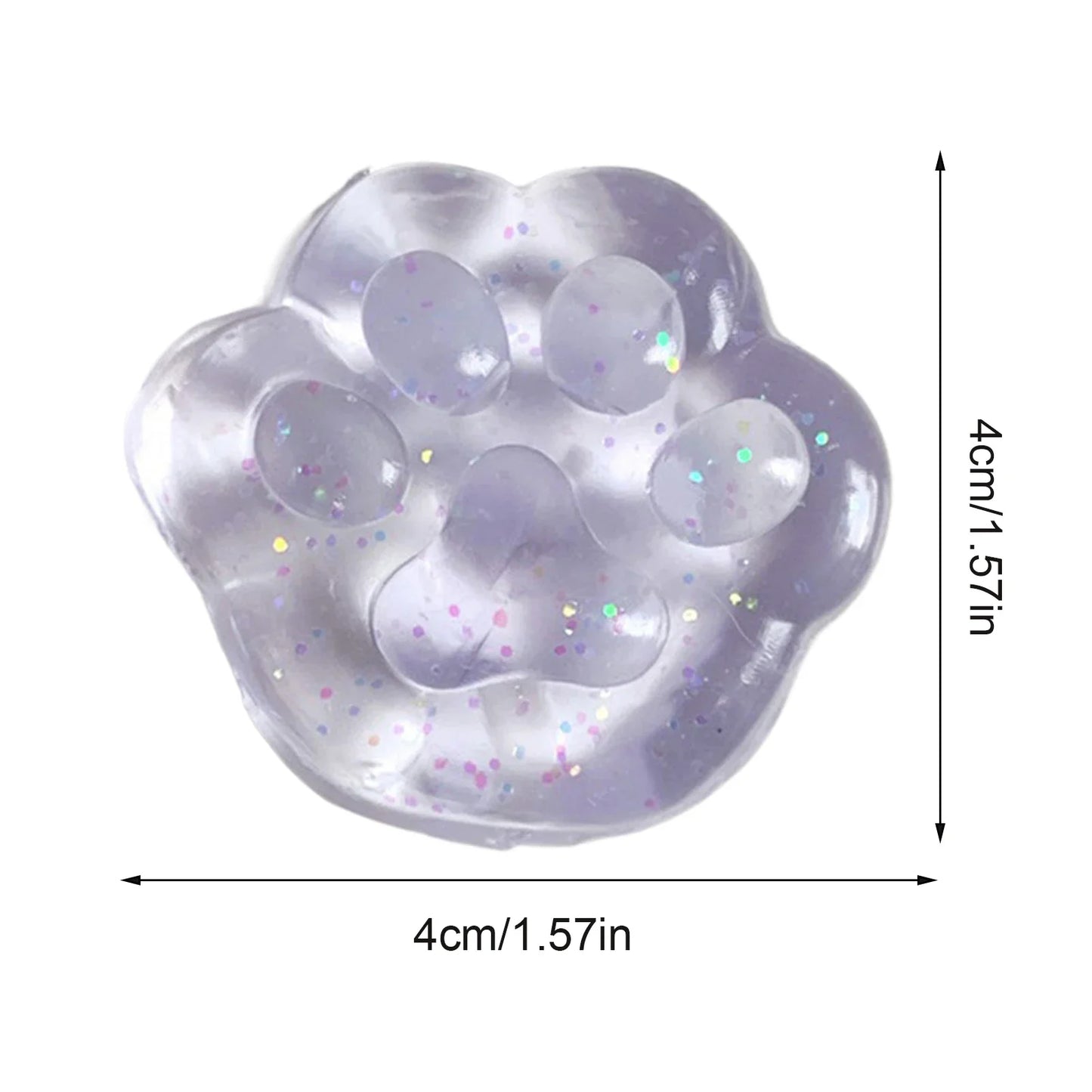 Soft Cat Paw Squeeze Fidget Toy | Slow Rebound Silicone