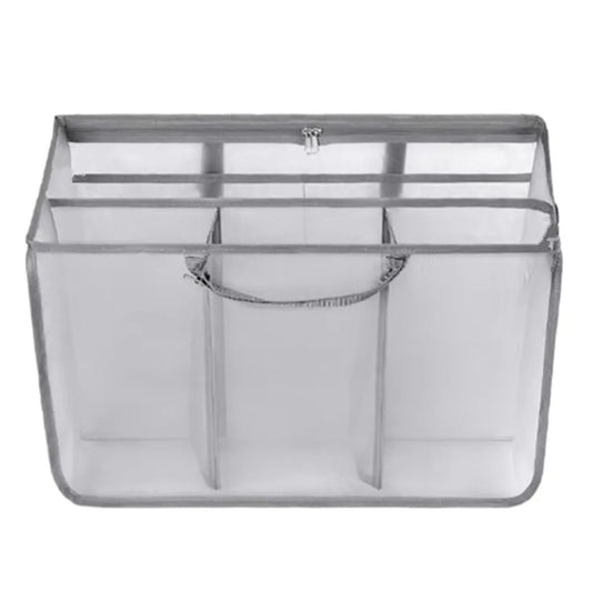 Sandproof Beach Tote Organizer Insert | Breathable Mesh Bag Beach Bag Organizer Oasis Select black L