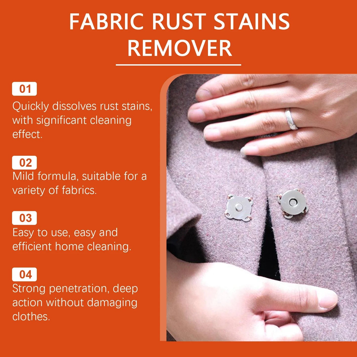 Jue-Fish Fabric Rust Remover 100ml – Clothes & Upholstery