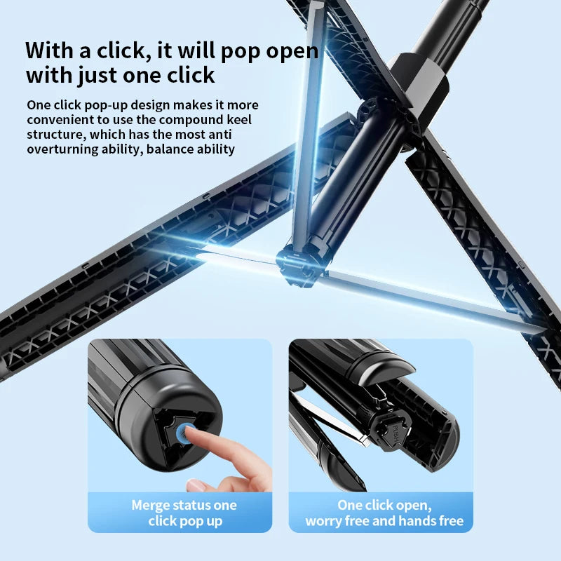 AI Smart Gimbal Tripod Selfie Stick – 360° Face Tracking Peaceful Pleasures Health and Wellness