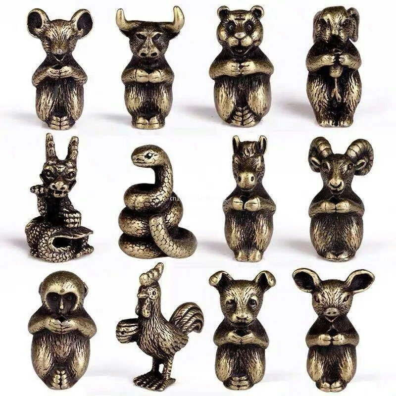 1 Pcs Metal Incense Stick Holder Burner Censer Mini Chinese Zodiac Animal Stick Stand Collectable Figurine for Home Decoration Peaceful Pleasures Health and Wellness cow