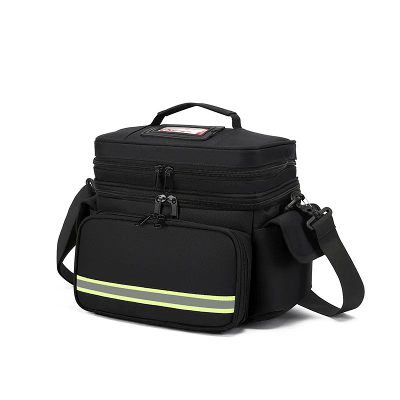 Double Layer Medical Bag Empty First Aid Bag Emergency Trauma Bag Empty, First Responder Organizer for Nurses,Home Health Care Peaceful Pleasures Health and Wellness Double Layer 1