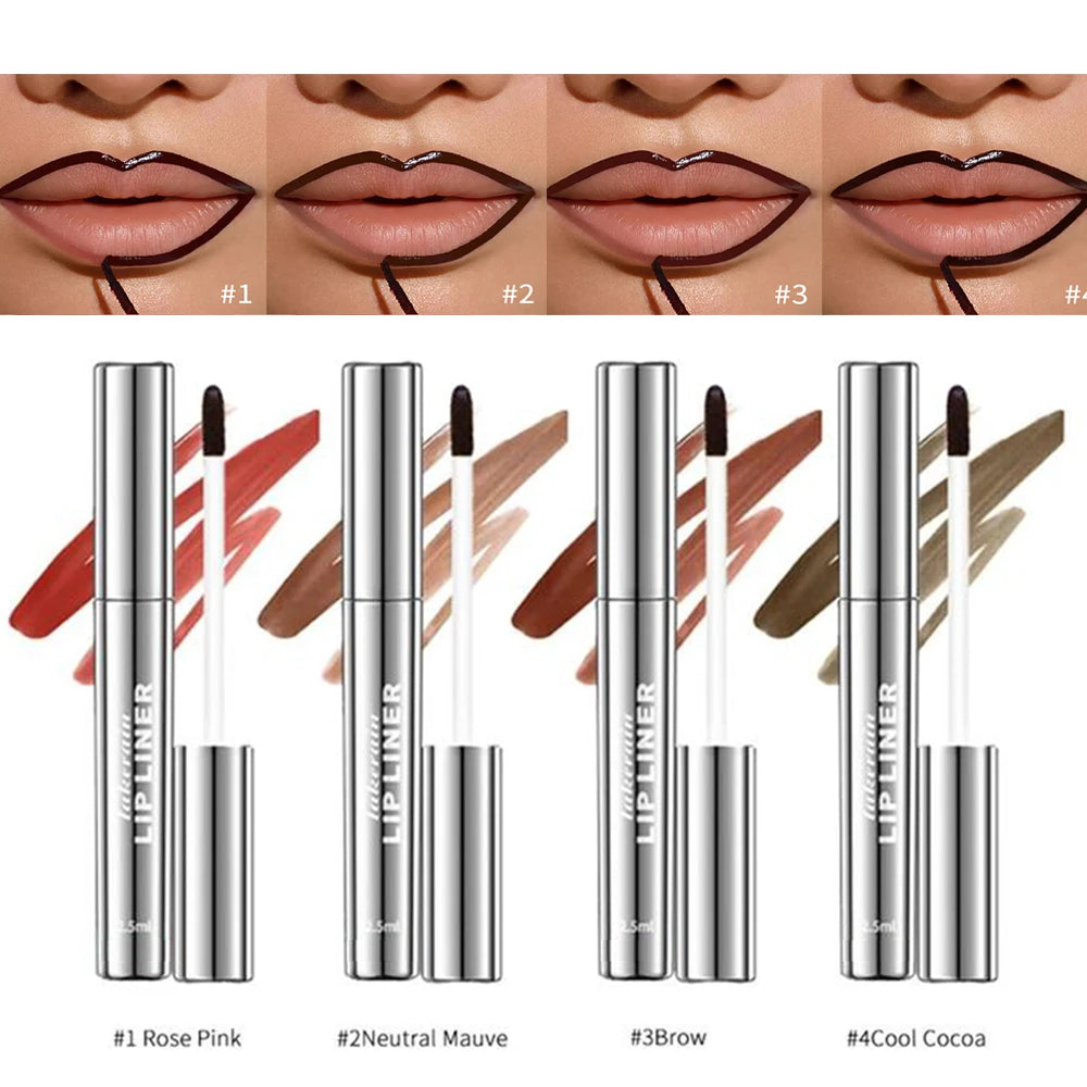 Peel Off Lip Liner Tattoo Long Lasting Waterproof Peel Off Lip Stain Semi-permanent Matte Lip Stick Girls and Women Peaceful Pleasures Health and Wellness
