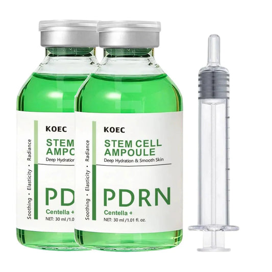 PDRN Centella Ampoule Face Serum Radiance Deep Hydration Serum, Soothing & Elasticity for Smooth Skin Care 30ml Peaceful Pleasures Health and Wellness 30MLX2