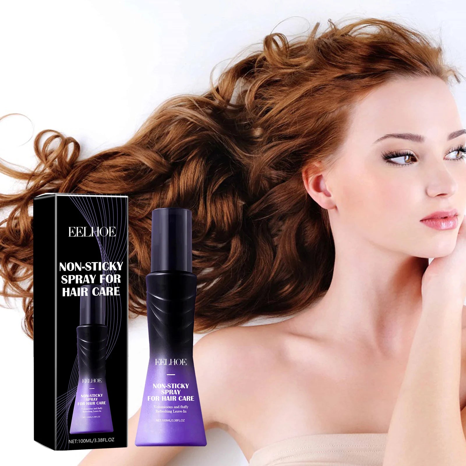 EELHOE Moisturizing Hair Spray – Fluffy, Non-Sticky 100ml Leave-In Hair Spray Peaceful Pleasures Health and Wellness