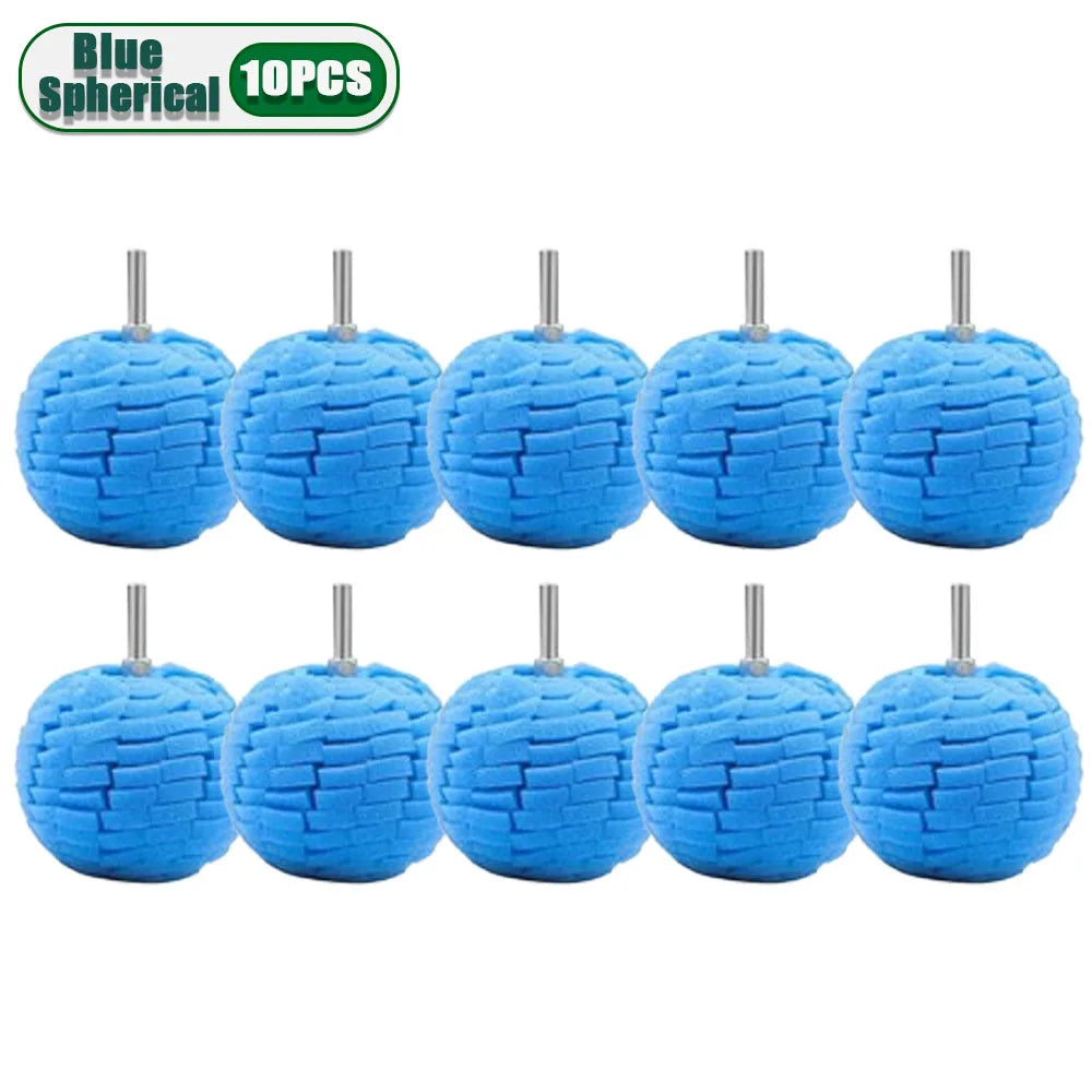 Car Wheel Hub Polishing Sponge Cone – Rim Cleaner Tool