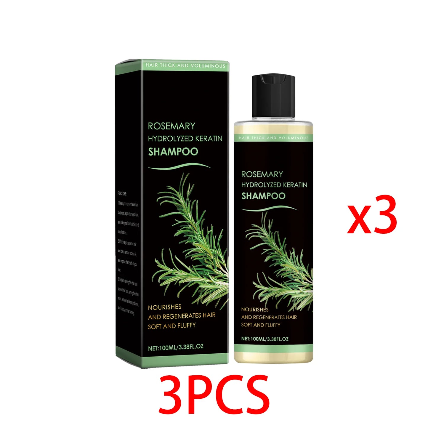Rosemary Volumizing Shampoo – Strengthening & Scalp Care