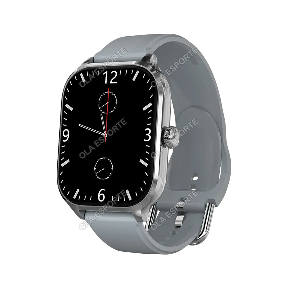 H9 Intelligent Watch Bluetooth Call Remote Photography Sleep Monitor Multiple Sport Mode Heart Rate Blood Oxygen SmartWatch Hw12 Peaceful Pleasures Health and Wellness Grey