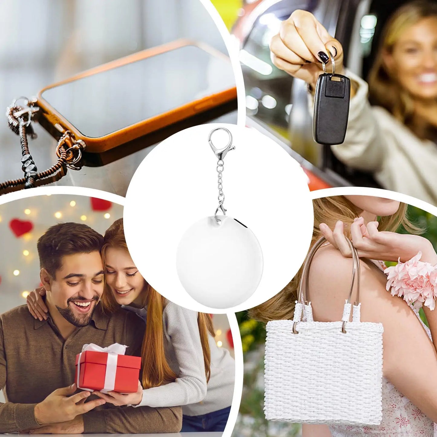 Automatic Sensor Purses Lamp Portable LED Automatic Sensor Rechargeable Lamp Keychain Touch Handbag Light For Bedroom Home Peaceful Pleasures Health and Wellness