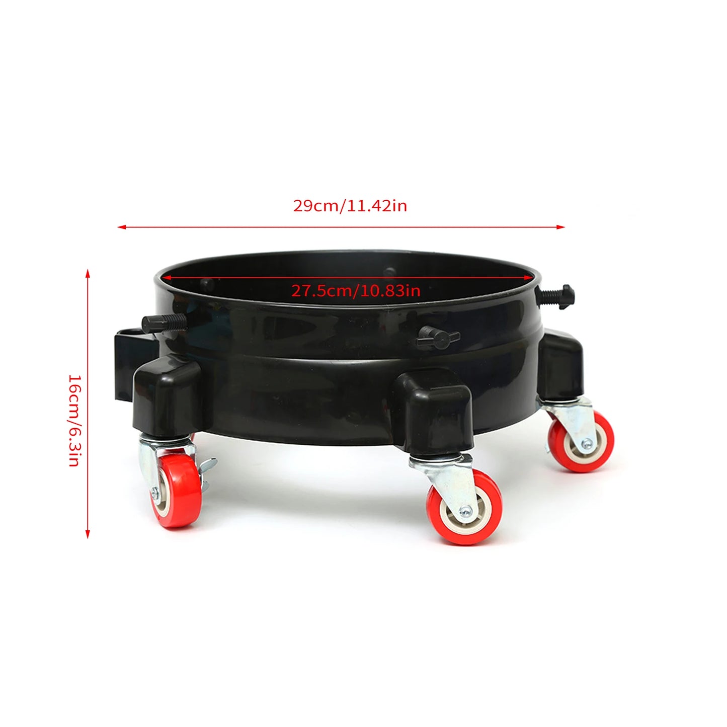 Heavy Duty Bucket Dolly with Universal Casters | Rolling Cart