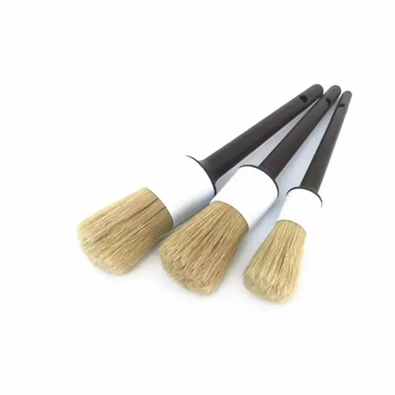 3-Piece Car Detailing Brush Set – Interior & Exterior Cleaning