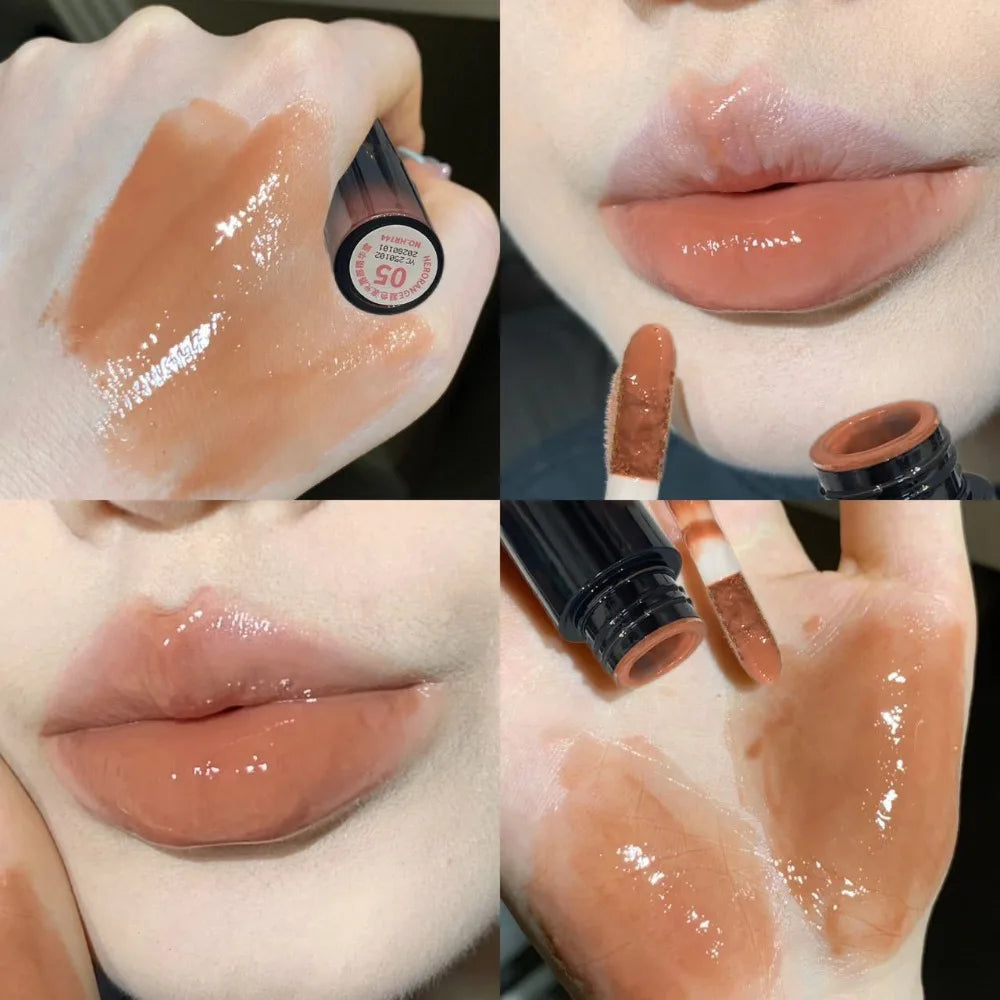 Mirror Jelly Lip Glaze – Moisturizing Waterproof Lip Gloss