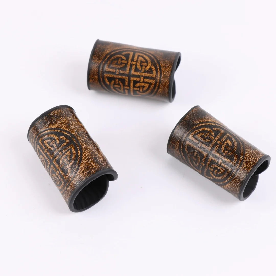 Unisex Retro Viking Celtic Knot Hair Ties Gothic Nordic LARP Cosplay