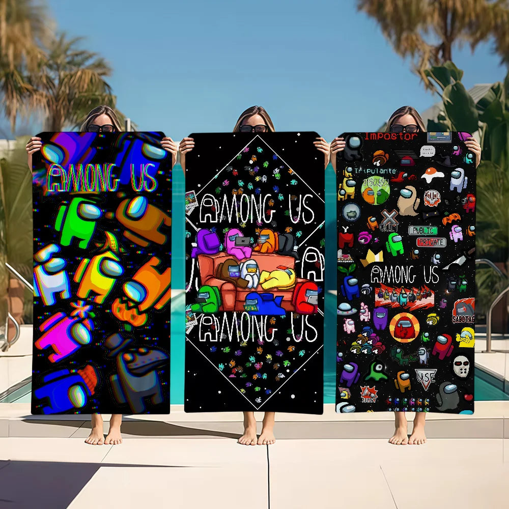 Among Us Quick-Dry Beach Towel | Pool, Travel & Camping