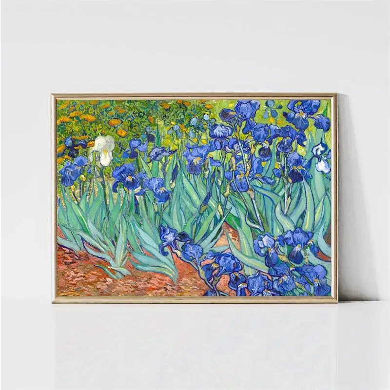 Van Gogh Canvas Wall Art Print | Starry Night Impressionist Poster