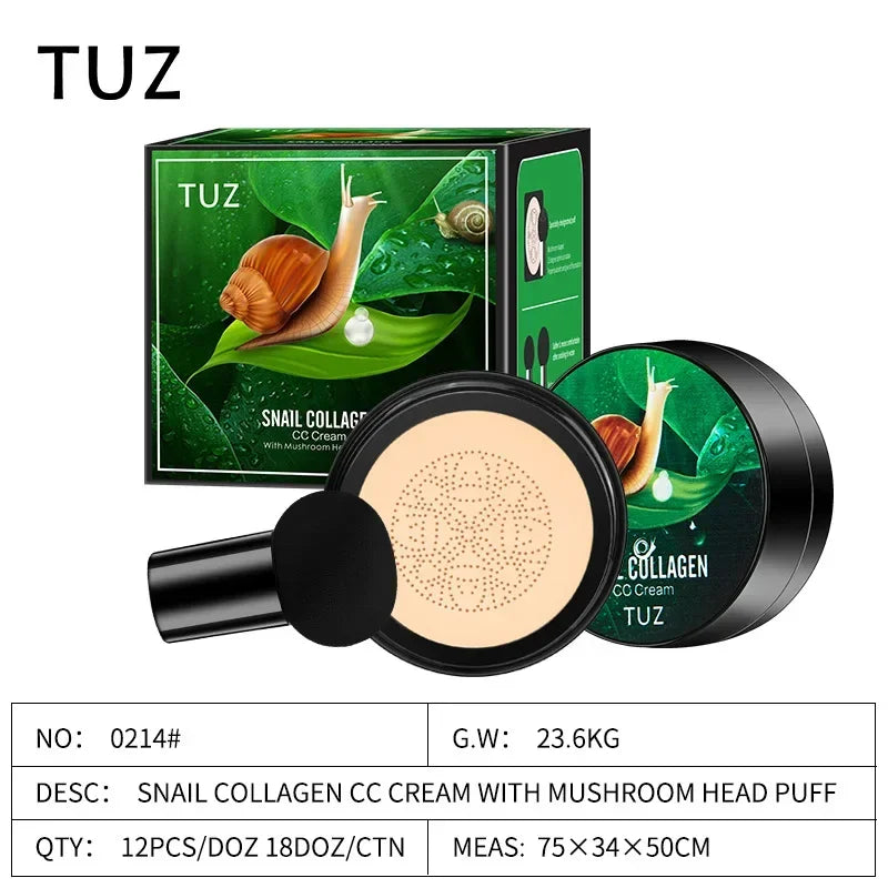 Snail Collagen BB CC Air Cushion Foundation & Concealer