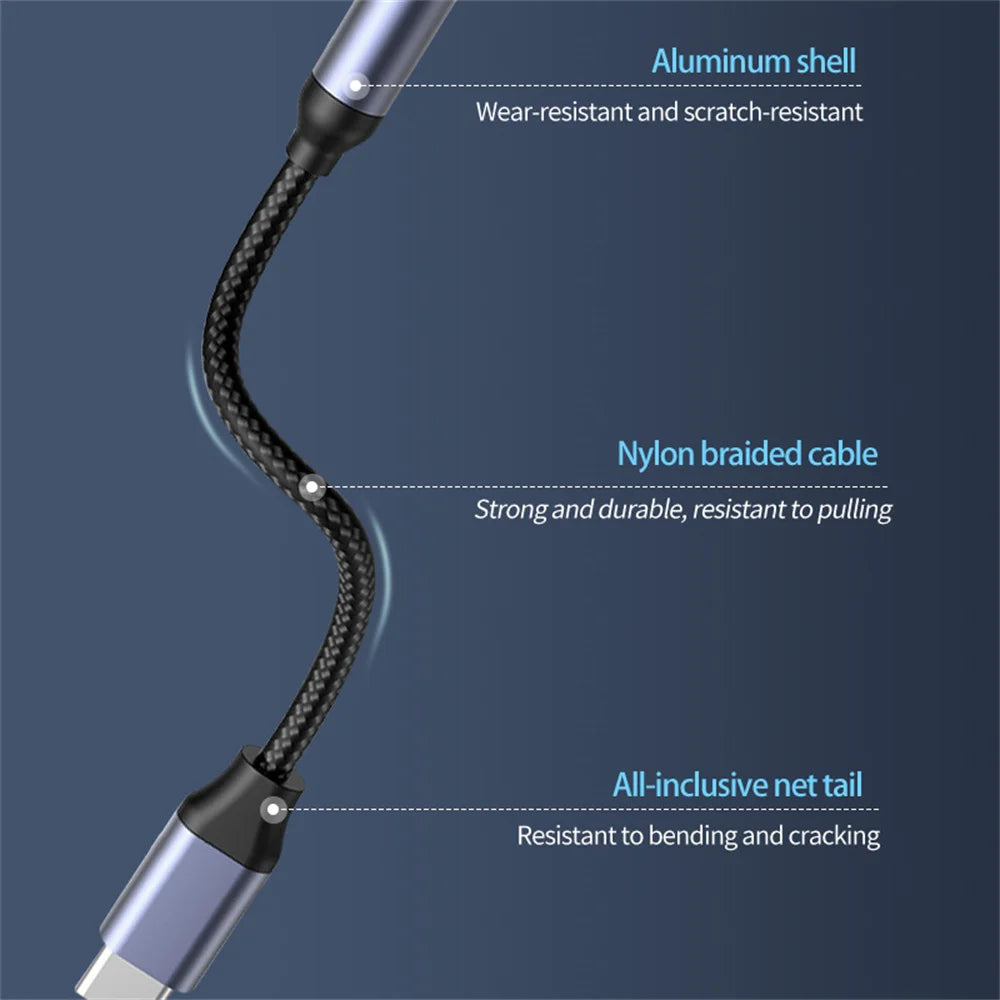 USB-C to 3.5mm Female Aux Audio Adapter | Headphone Jack