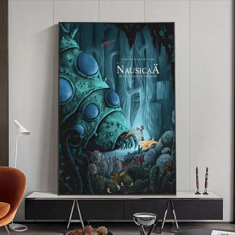 Nausicaä of the Valley of the Wind Anime Canvas Wall Art Poster