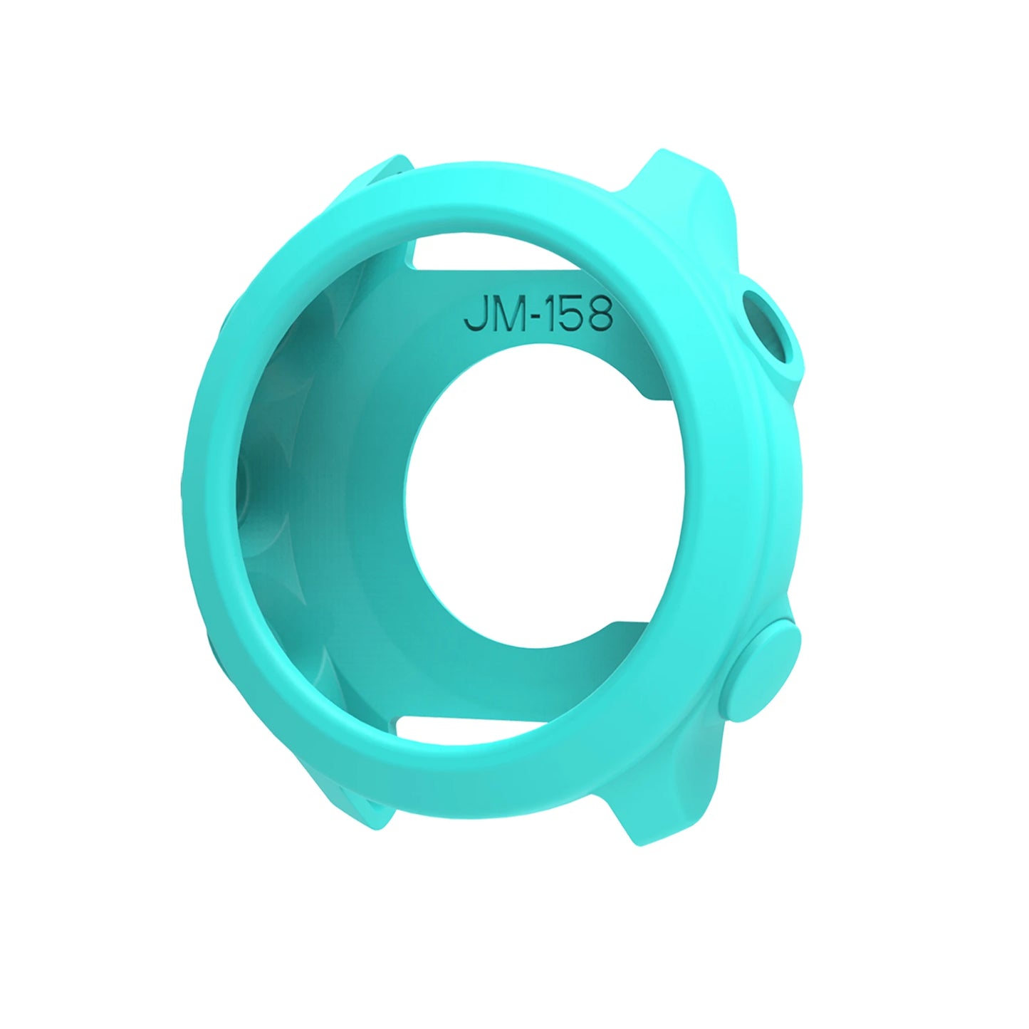 Silicone Strap For Garmin Forerunner 158 55 Replacement Watch Band + Protective Case Shell Peaceful Pleasures Health and Wellness Teal Green Case Forerunner 158 55