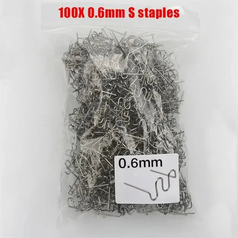 Plastic Welder Special for Rivets Welding Equipment Machine Heat Gun Hot Rivet Tools Stainless Steel Bumper 300pcs Peaceful Pleasures Health and Wellness 03 300pcs