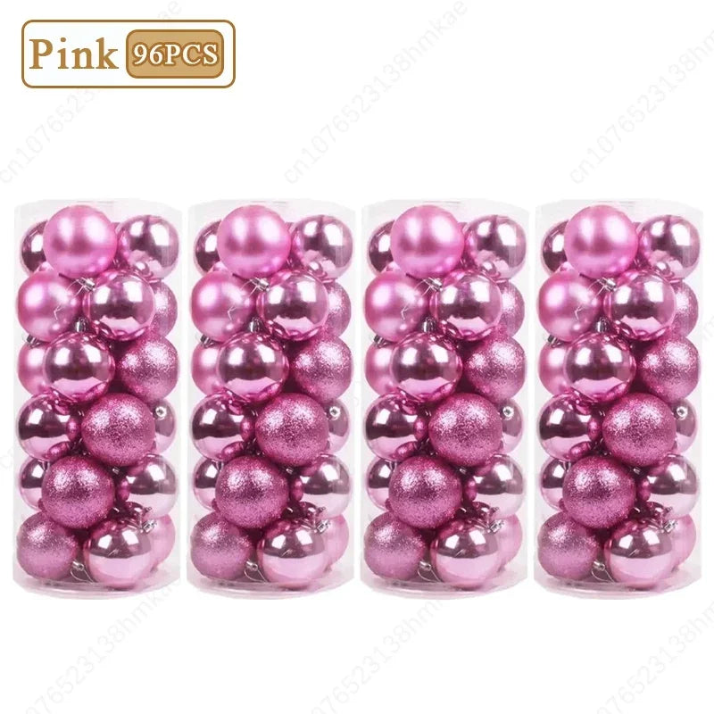 24-Pack Shatterproof Christmas Ball Ornaments | Multicolor Baubles