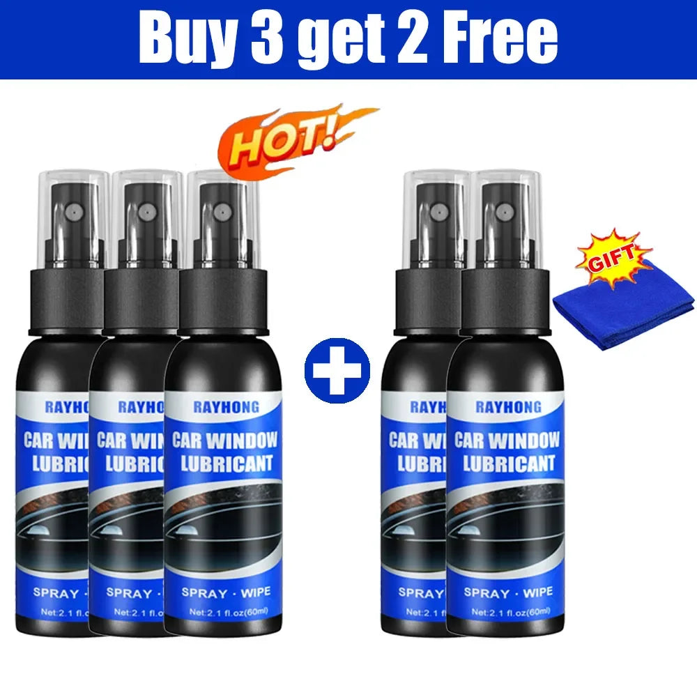 60ml Window Lubricant Rubber Door Rubber Strip Car Softening Maintenance Eliminates Noise Universal Car Products Peaceful Pleasures Health and Wellness 5pcs