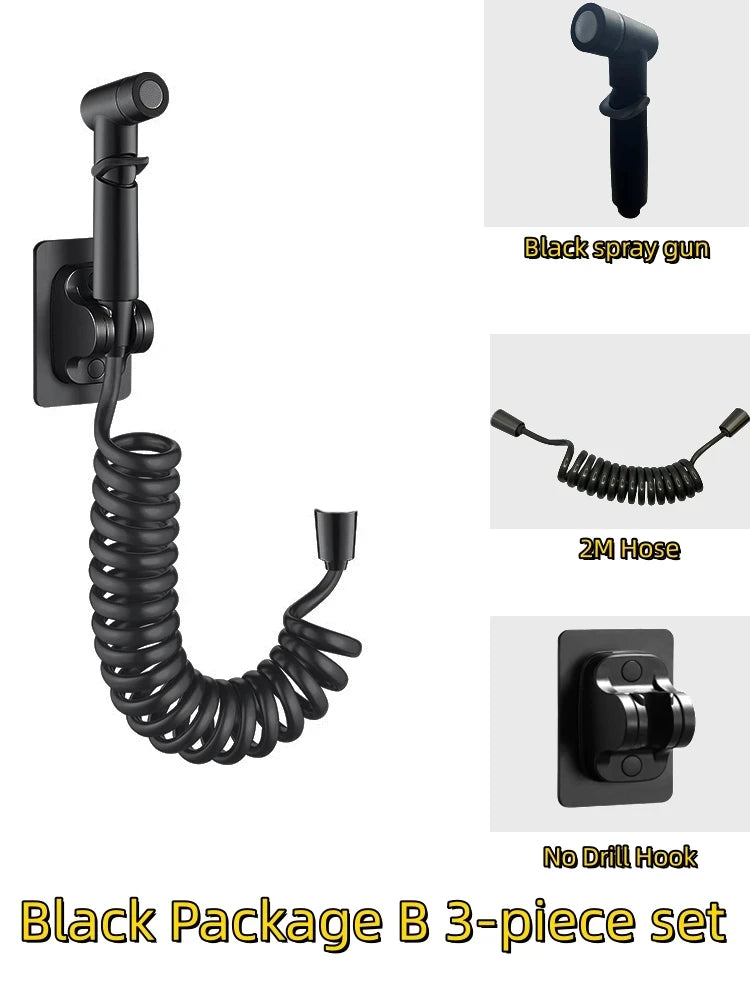 Handheld Bidet Sprayer Set – High-Pressure Bathroom Kit