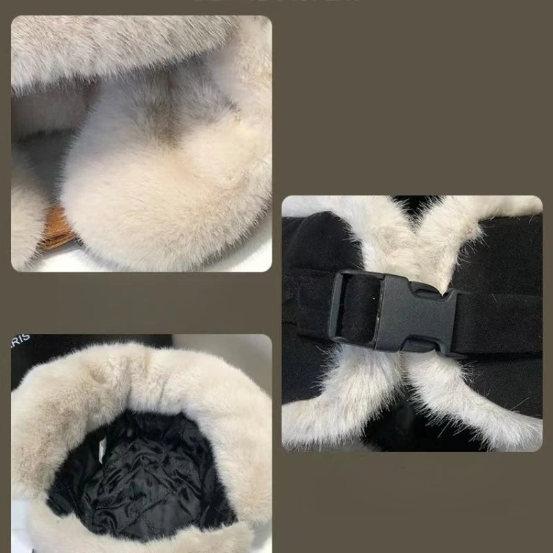 Winter Fleece Lei Feng Hat – Ear Protection Outdoor Cycling Cap