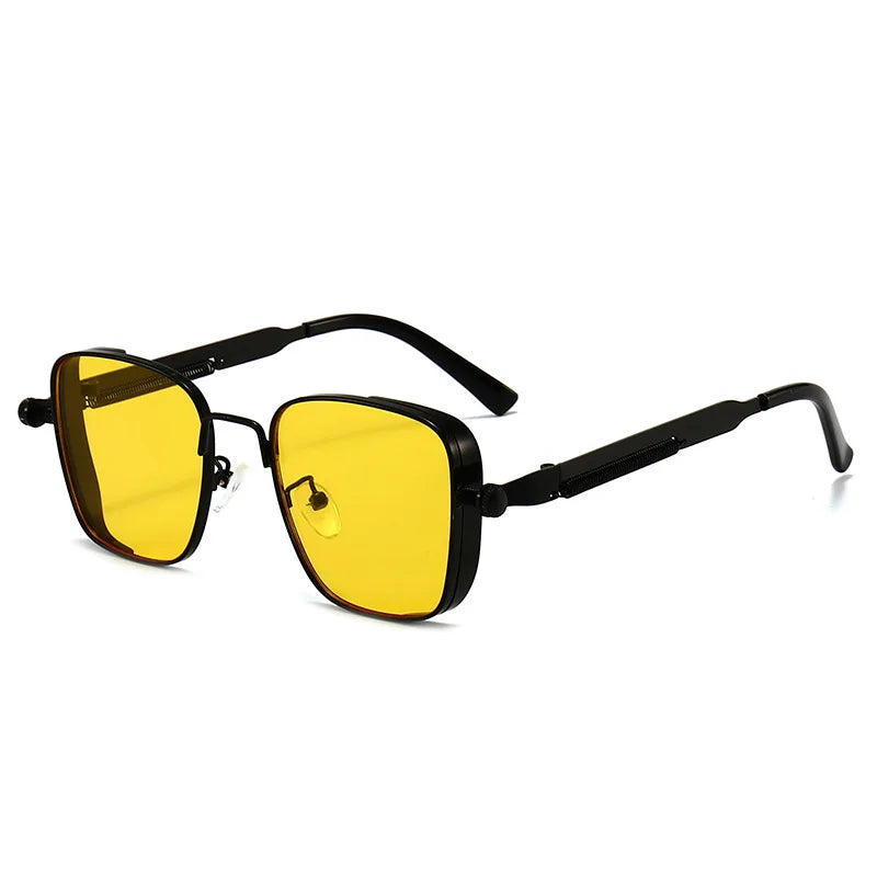 Steampunk Square Metal Sunglasses – Photochromic | Men & Women