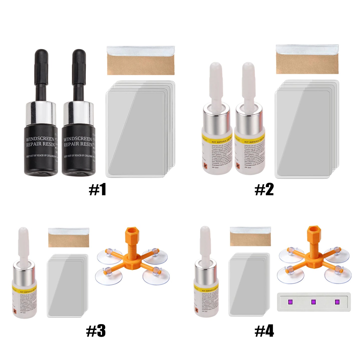 Windshield Chip Repair Kit Quick and Efficiency Glass Repair Liquid for Cracks Rock Chip Repair Kit for Chips and Cracks Peaceful Pleasures Health and Wellness