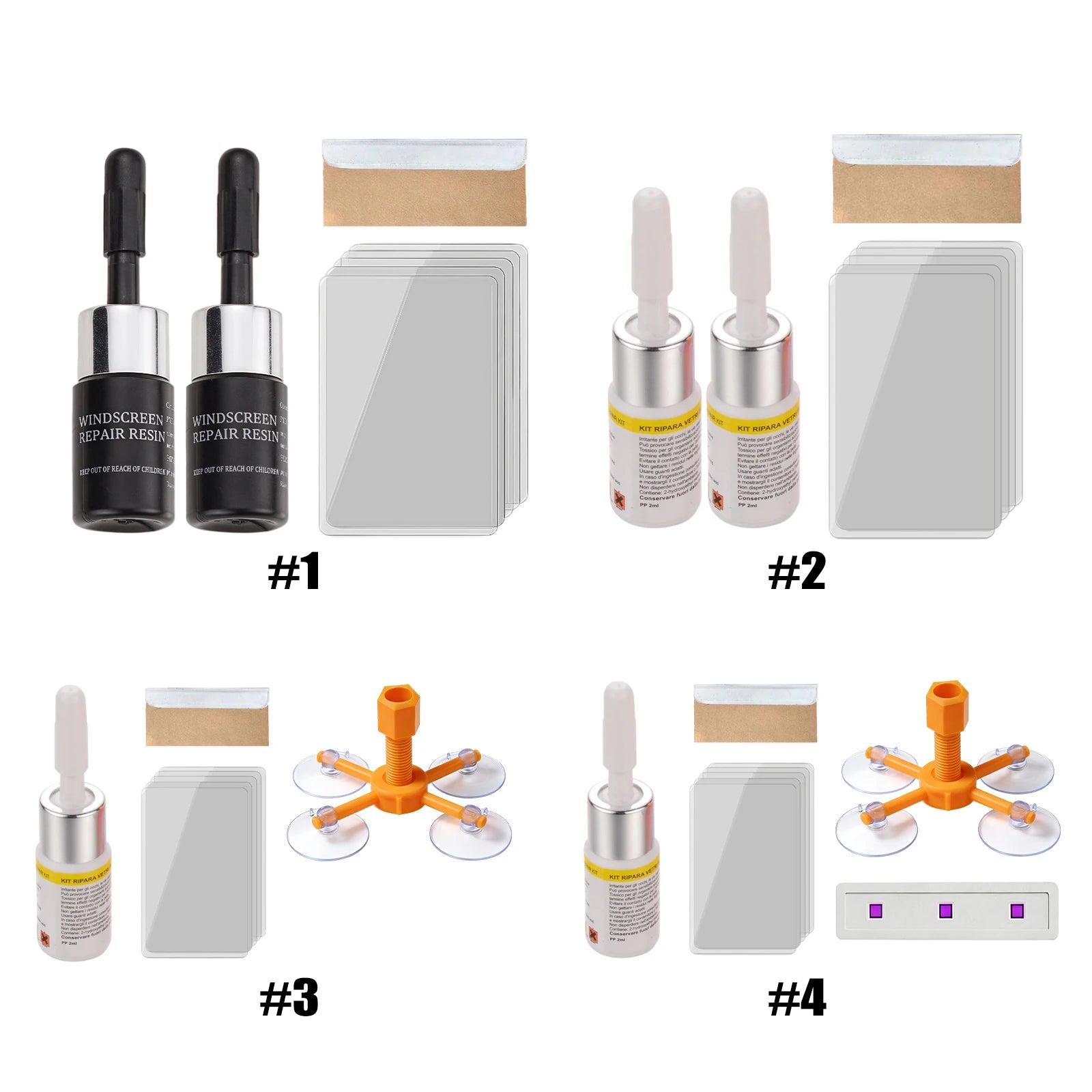 Windshield Chip Repair Kit Quick and Efficiency Glass Repair Liquid for Cracks Rock Chip Repair Kit for Chips and Cracks Peaceful Pleasures Health and Wellness
