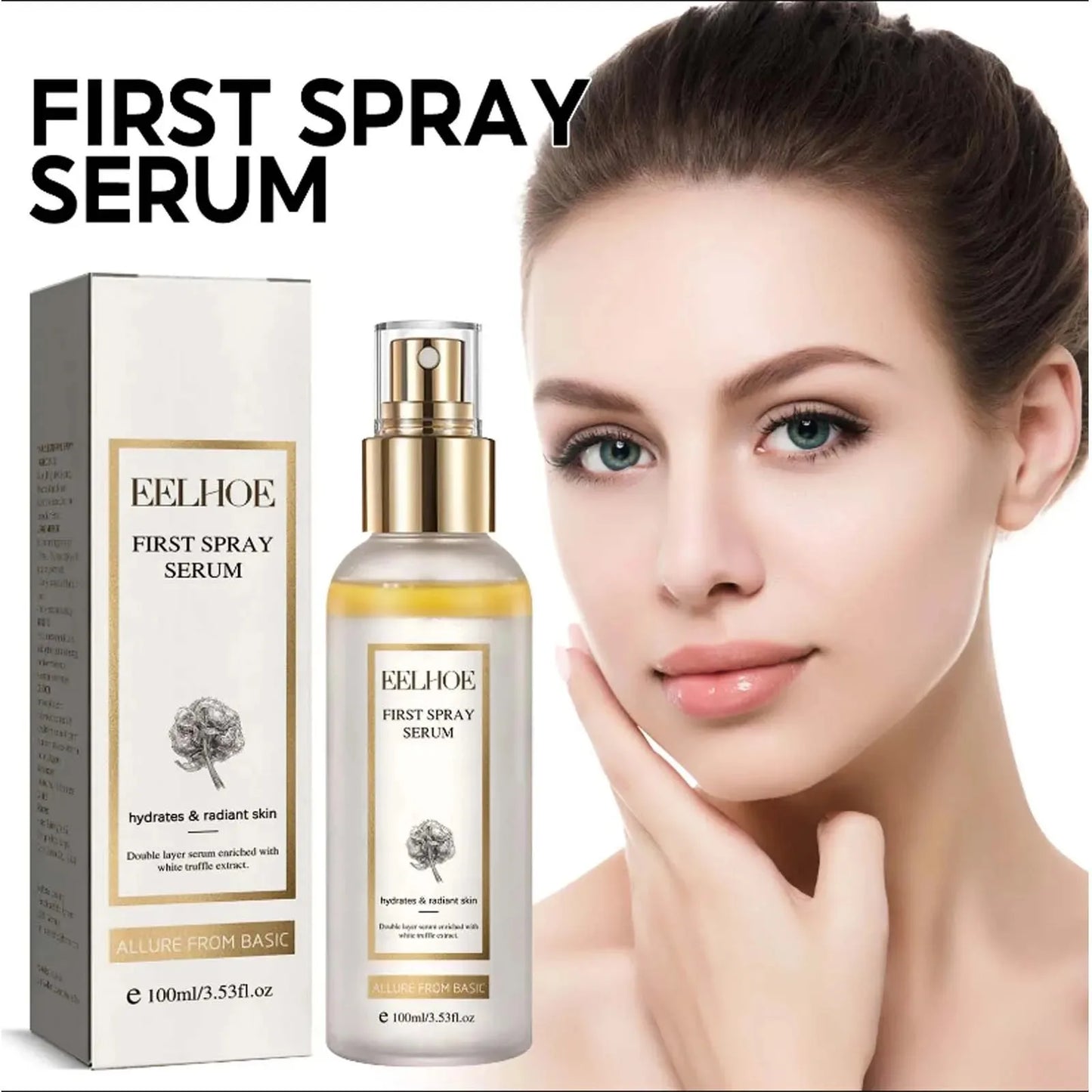 White Truffle Glow Serum Spray – Brighten & Moisturize 100ml