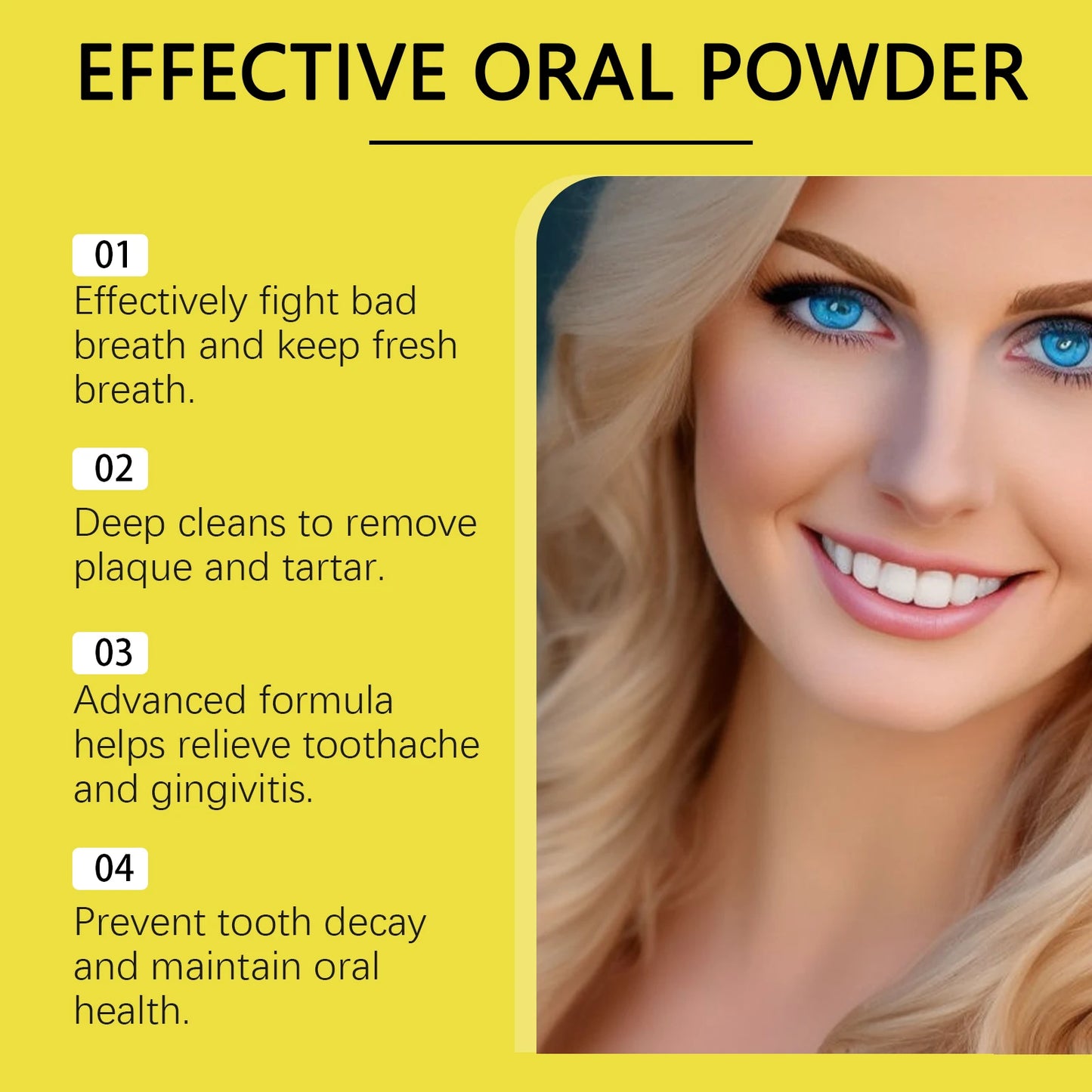 Oralhoe Bee Venom Teeth Whitening Powder | Remove Stains