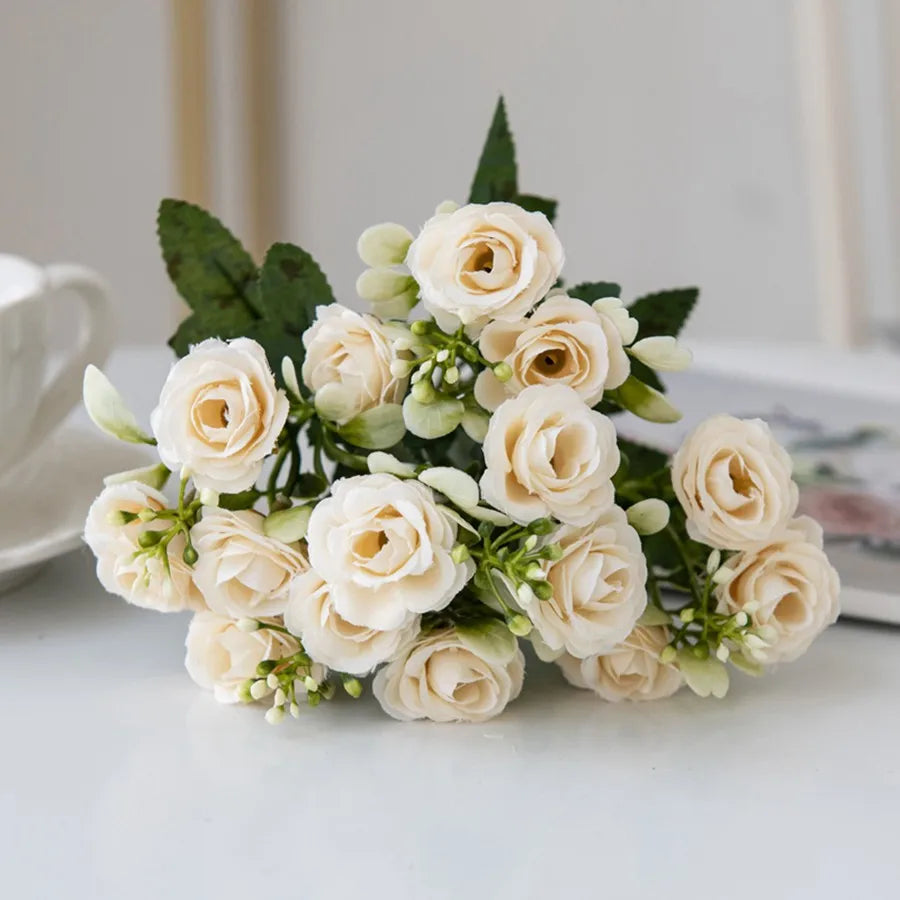 Artificial Silk Rose Bouquet | Wedding, Home & Garden Décor