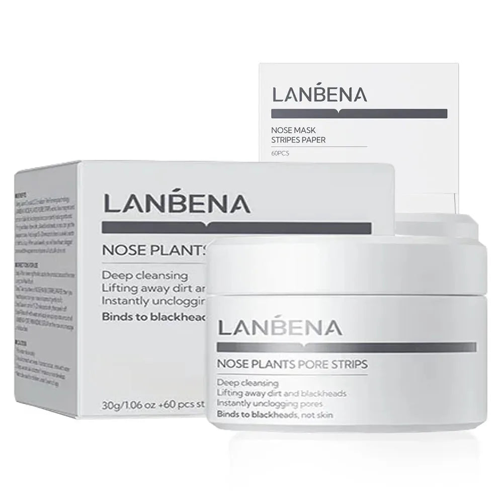 LANBENA Blackhead Remover Nose Mask – 60 Deep Cleanse Strips