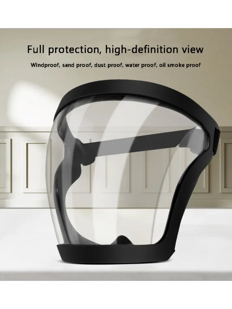 Protective Mask Electric Welding Cutting and Grinding Mask Transparent Face Protection Dust-proof Protective Mask Peaceful Pleasures Health and Wellness