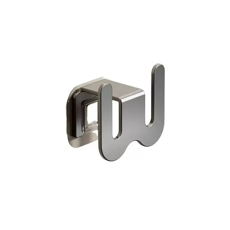No-Drill Aluminum Wall-Mounted Slipper & Shoe Storage Rack
