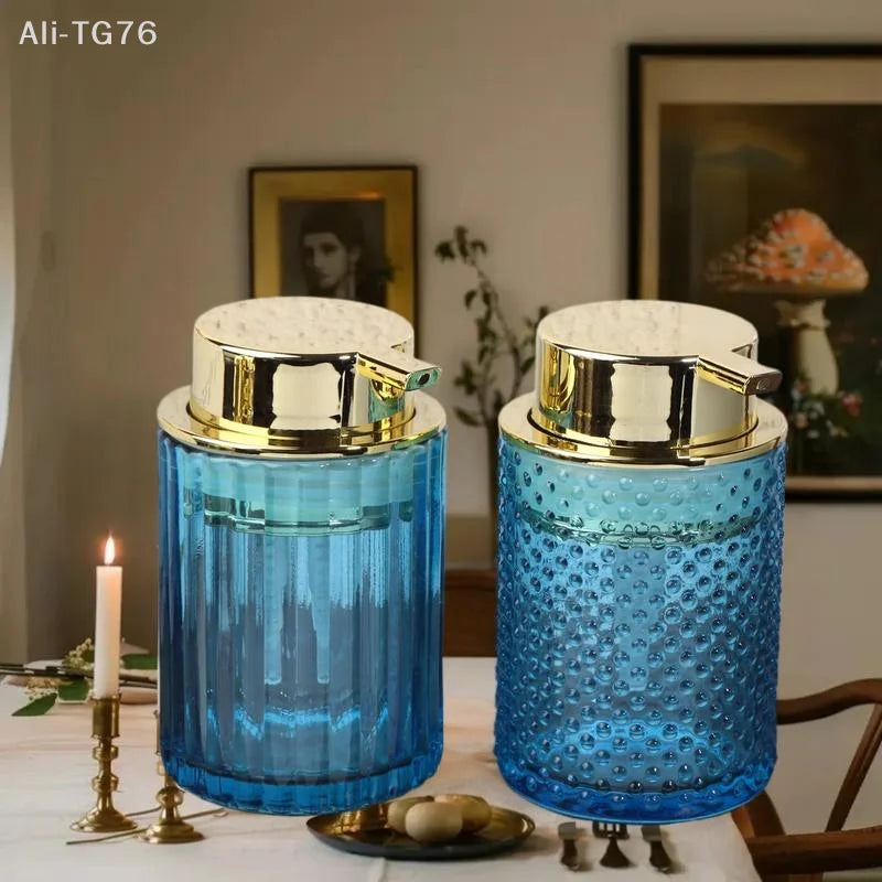 250ml Glass Foaming Soap Dispenser | Countertop Bathroom Decor