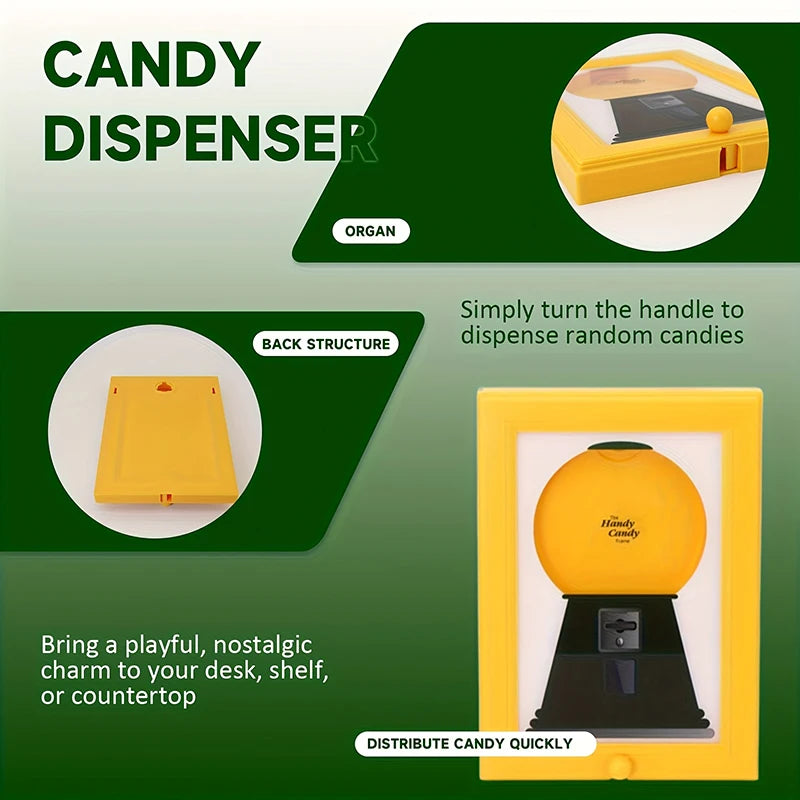Quick Dispensing Framed Candy Machine; Ideal Christmas Gift for Sweet Lovers; Nut and Candy Distributor in Picture Frame. Peaceful Pleasures Health and Wellness