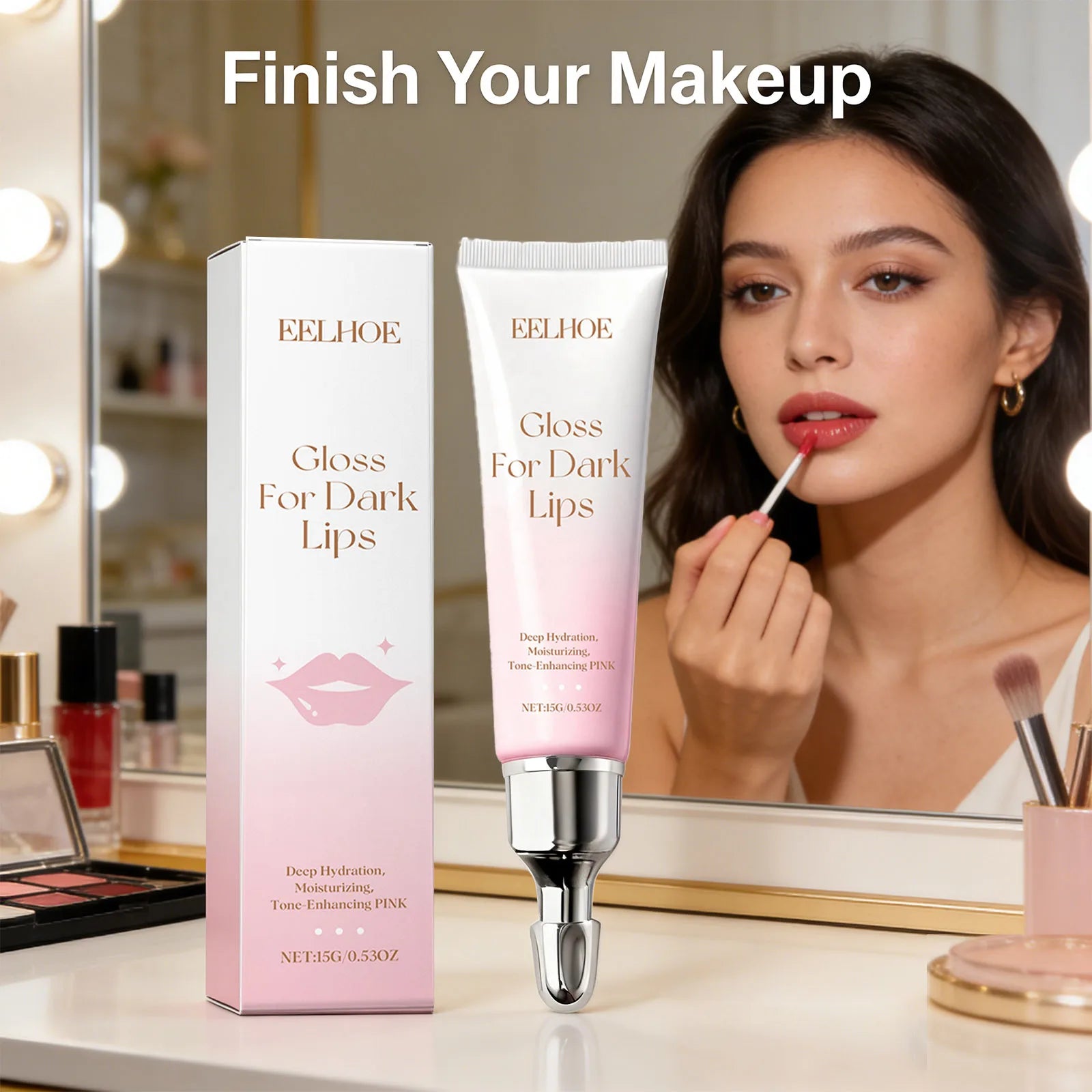 Eelhoe Vitamin C Lip Serum – Brighten, Moisturise & Volumise Lip Serum Peaceful Pleasures Health and Wellness