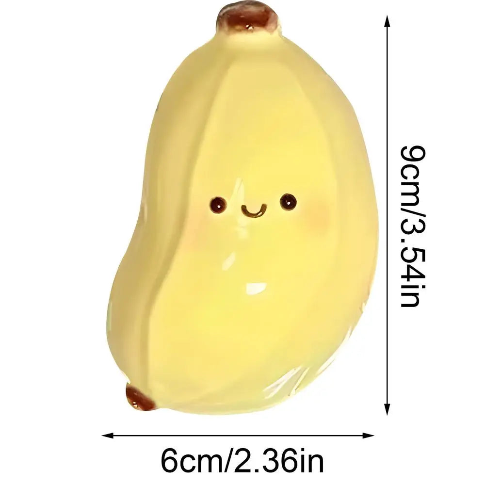 Soft Banana Squeeze Fidget Sensory Toy for Kids & Adults Squeeze Fidget Toy Peaceful Pleasures Health and Wellness Yellow