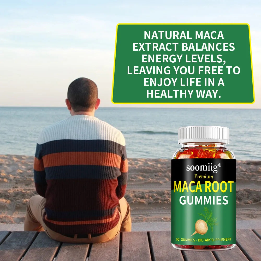 Maca Extract Gummies – Energy, Endurance & Mood Boost