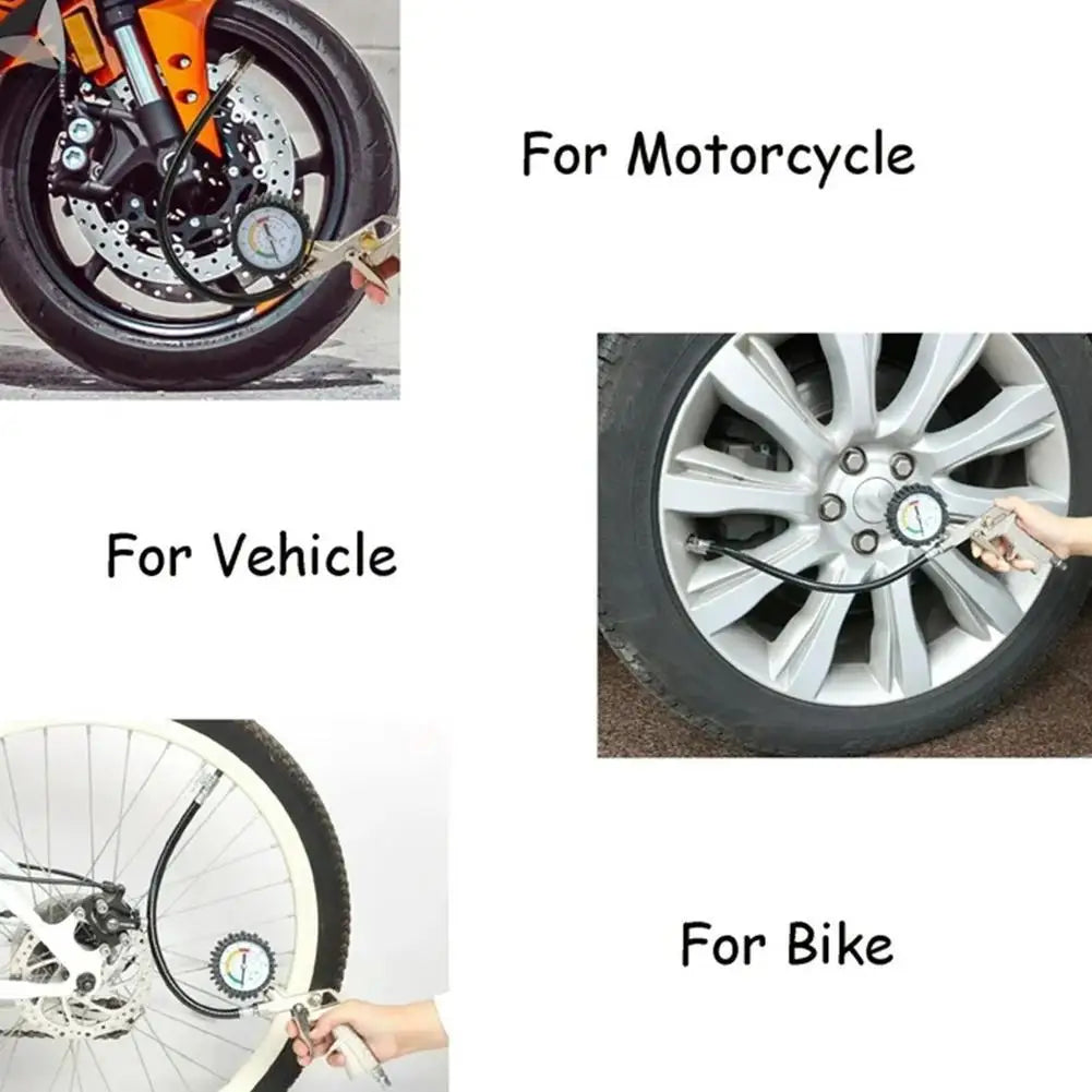 Auto Tire Pressure Gauge for Car and SUV Inflation Peaceful Pleasures Health and Wellness
