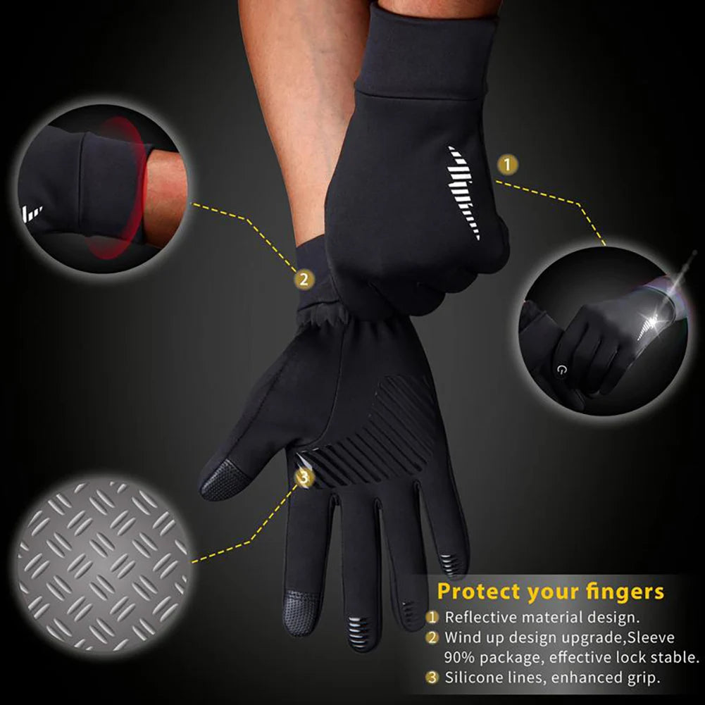 Thermal Touchscreen Winter Gloves – Unisex Anti-Slip Windproof