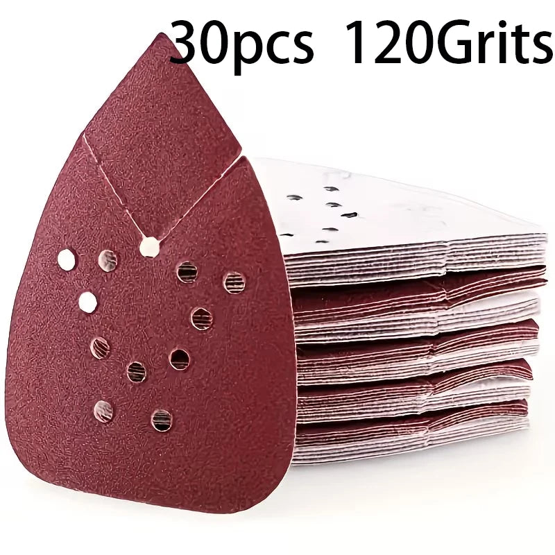 12 Holes Mouse 60-320 Grits Paper Detail Sanding Sander PSM