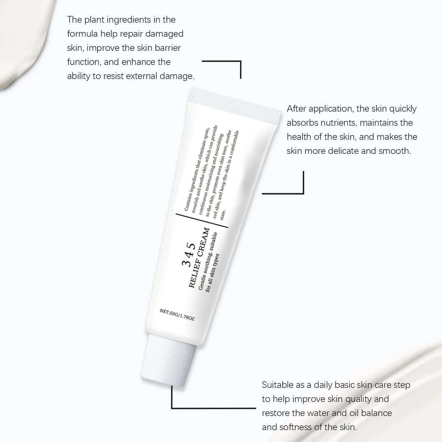 Brightening Moisturizing Face Cream – Hydrating & Smoothing 50g