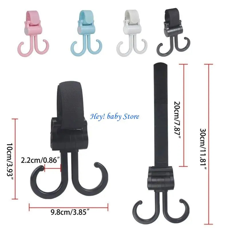 Multipurpose Baby Stroller Hook – Bag, Car & Grocery Hook