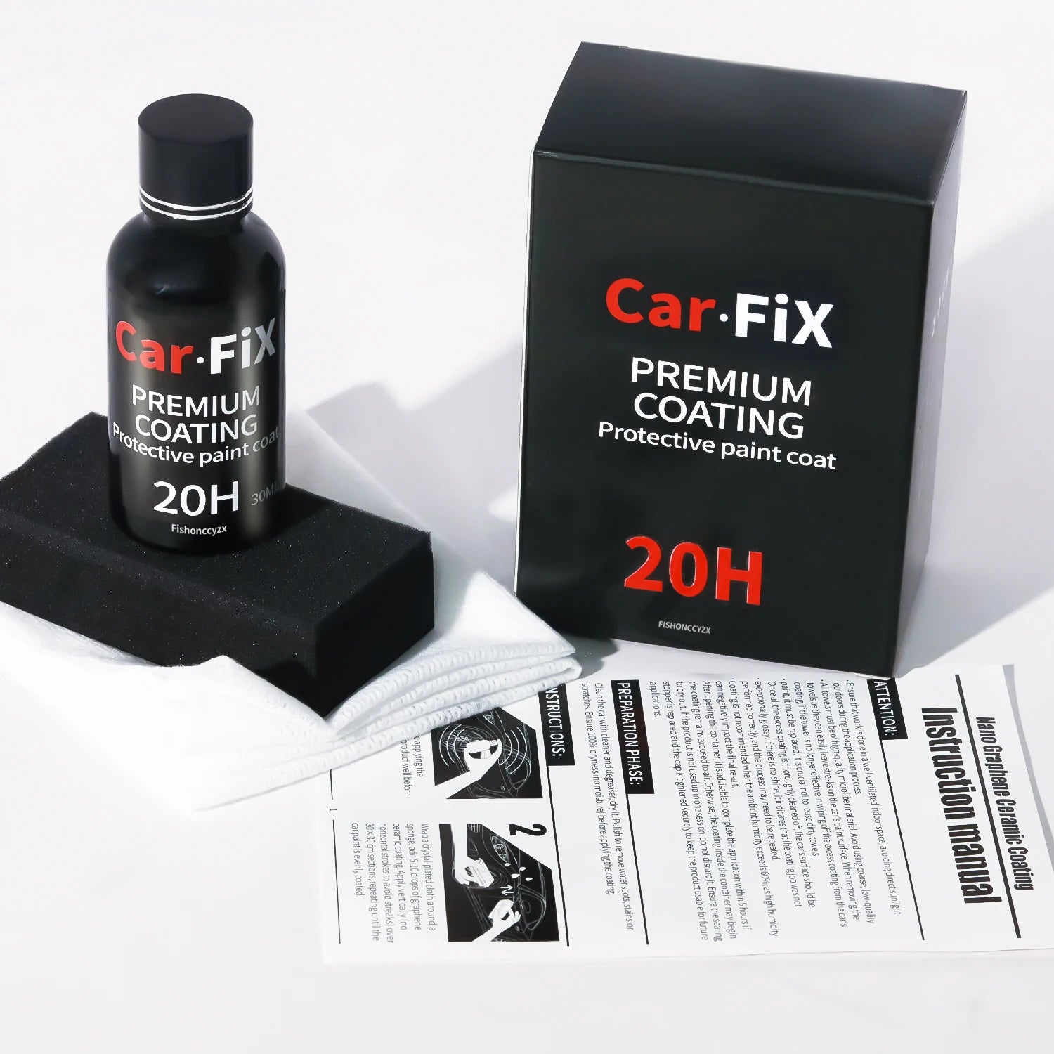 20H Car Coating Polishing Wax Anti-Scratch Paint Protection 5-year Guarantee Glossy Prolonging Paintworks Ceramic Liquid Glass Peaceful Pleasures Health and Wellness